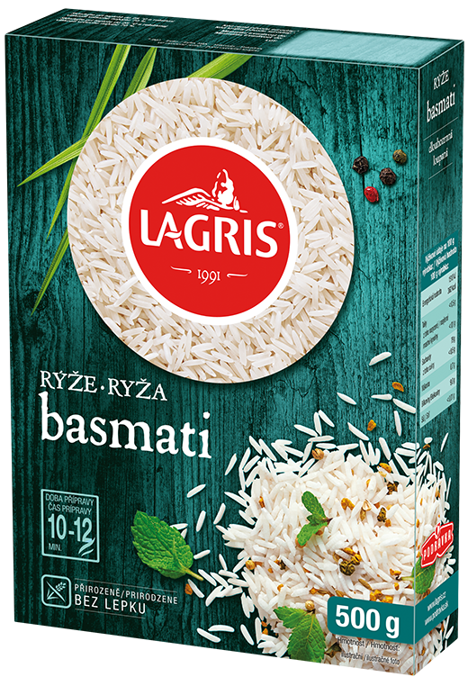 LAGRIS Rýže Basmati, 500 g, cena za ks