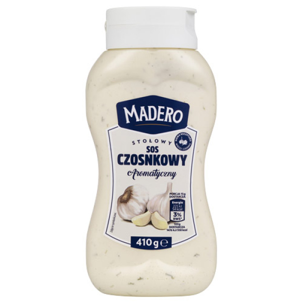 MADERO česneková omáčka 410g, cena za ks