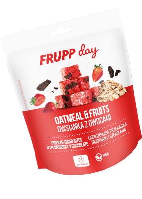 Frupp day ovesné kostky jahoda/čokoláda 25g, cena za ks