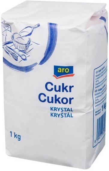 ARO cukr krystal, 1kg, cena za ks