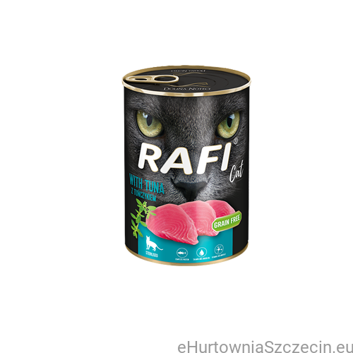 Rafi konzerva pro kočky, 400g, tuňák, cena za ks