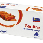 ARO Sardinky v tomatě 125g, cena za ks