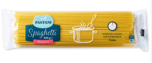 Pastani špagety 500g, cena za kus