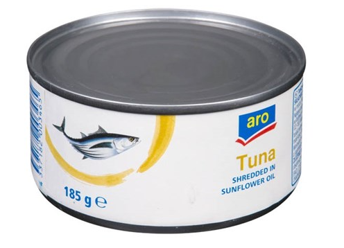 ARO Tuňák drcený v rostlinném oleji 185g