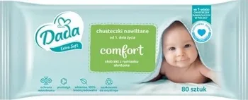 DADA vlhčené ubrousky Extra Soft Comfort 80 ks, cena za balení