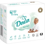 DADA plenky Pure Care velikost 4, 7-16 kg, 33 ks, cena za balení